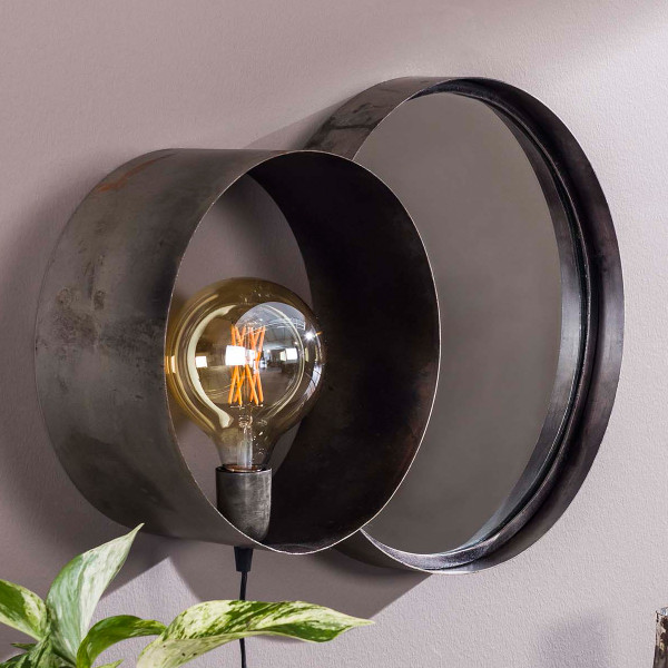 Wandlamp ronde spiegel Santa Charger | LUMZ