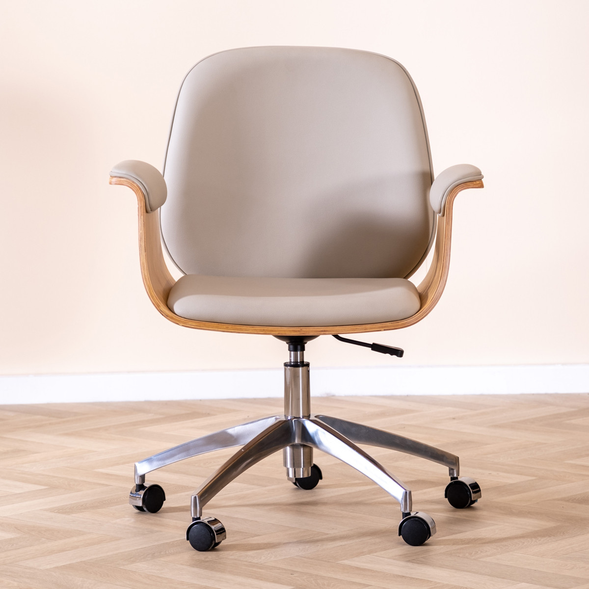 maximaliseren traagheid Doe mee Design bureaustoel eiken | Bodio Raf | LUMZ