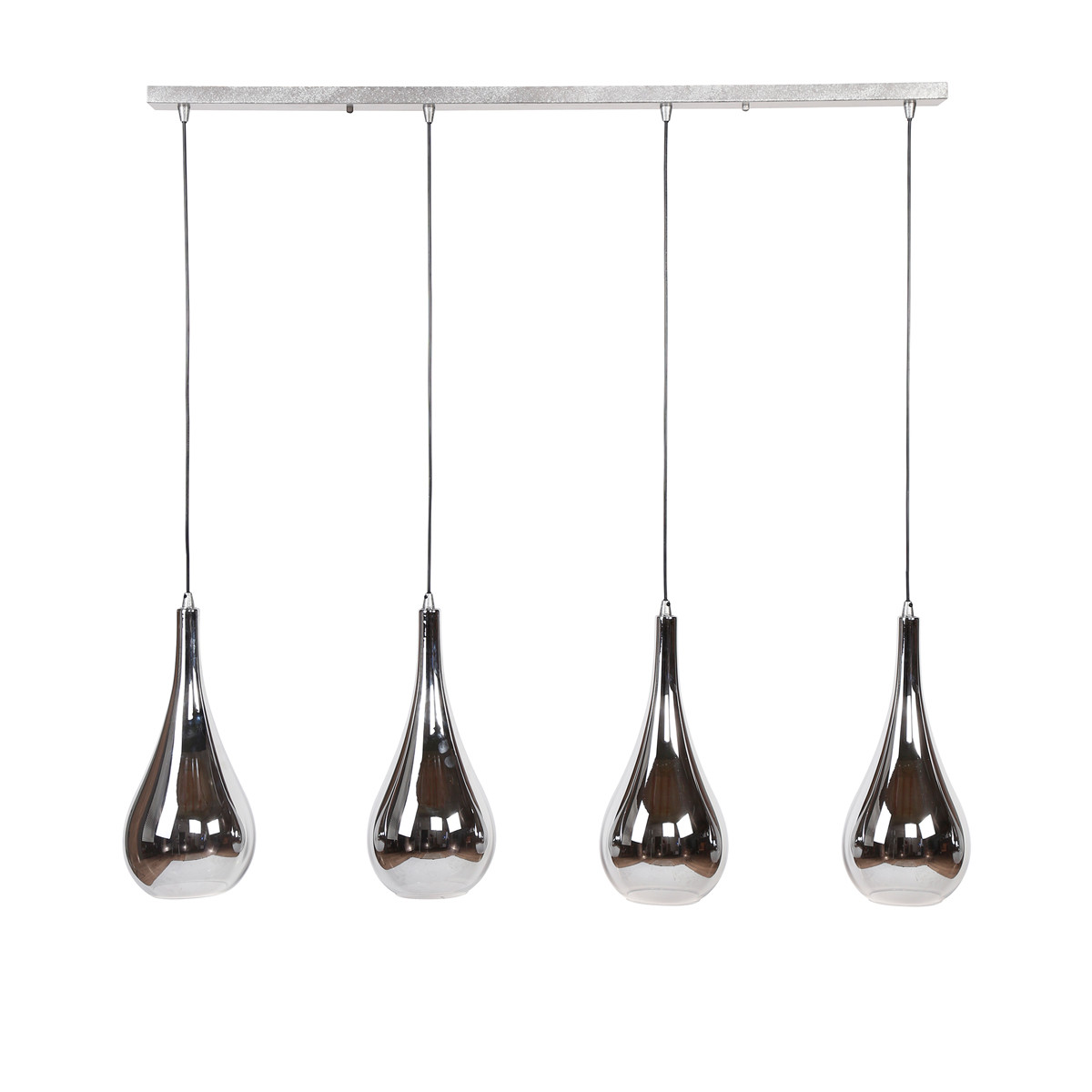 Voorverkoop Onderhandelen Snel Druppelvormige hanglamp glas | Santa Silver Drop | LUMZ