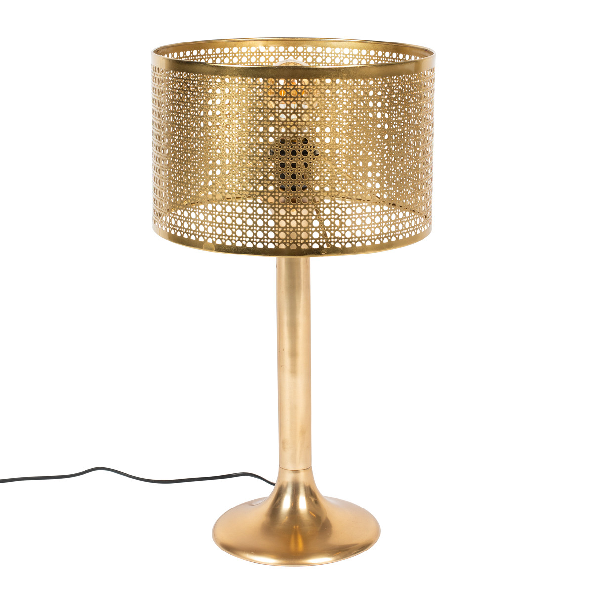 Dutchbone Tafellamp gouden webbing | 5200103 | LUMZ