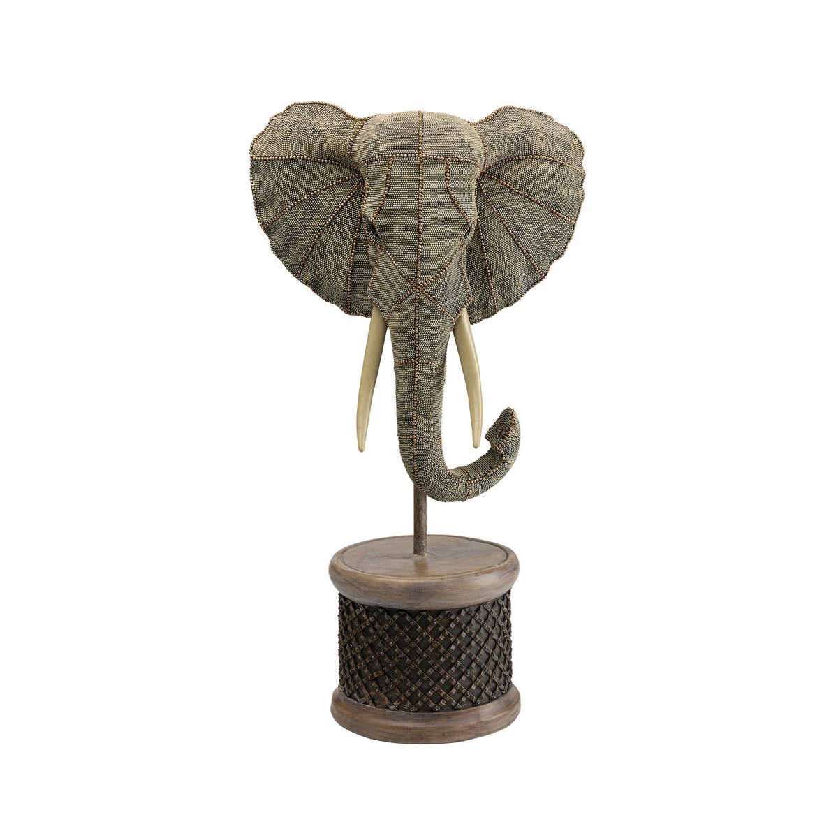 Politiebureau gesprek amateur Kare Design Elephant Head Pearls | Grote olifant decoratie | 51919 | LUMZ