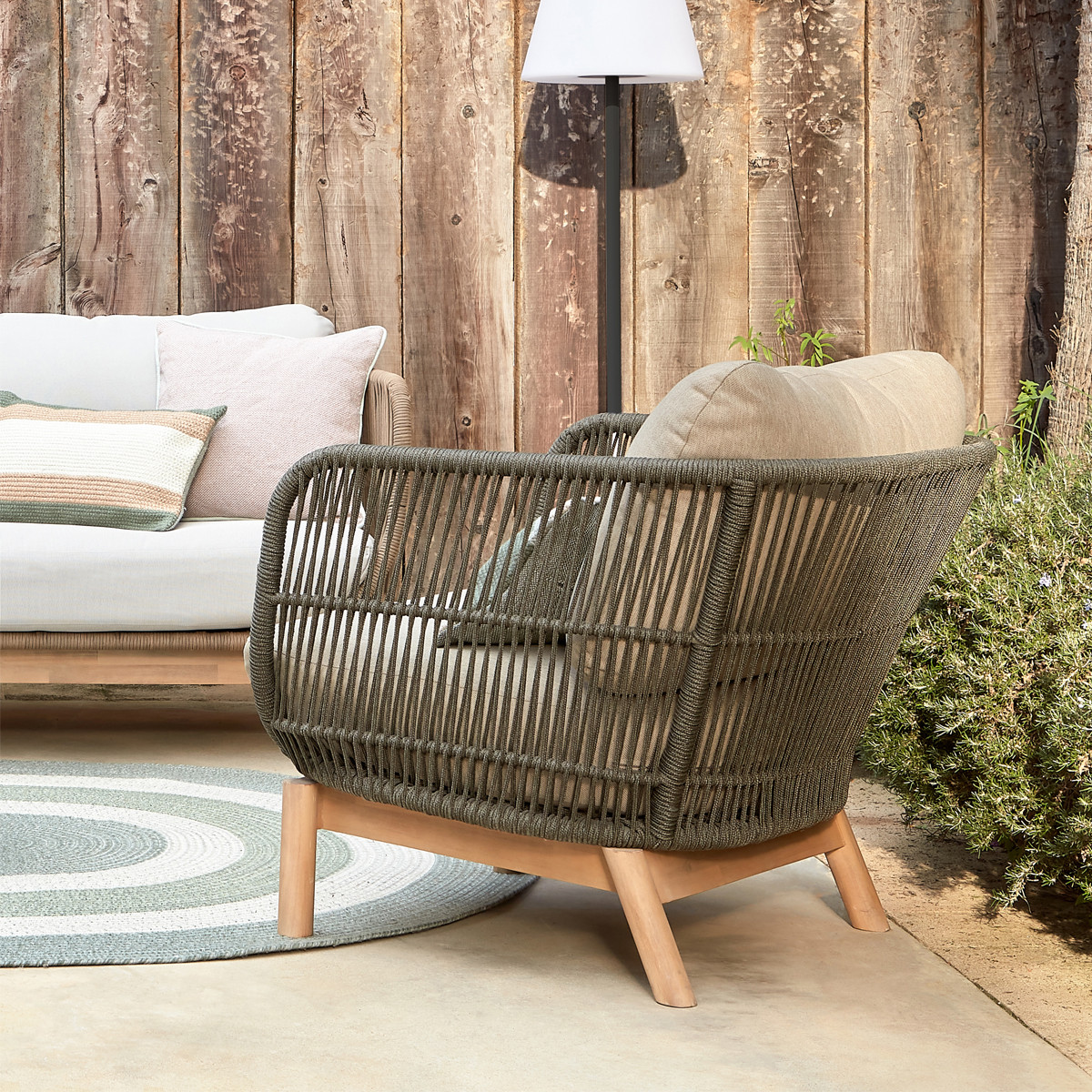 Oppervlakkig hoe te gebruiken ondergoed Kave Home Catalina | Luxe tuin fauteuil | YG0193J19 | LUMZ