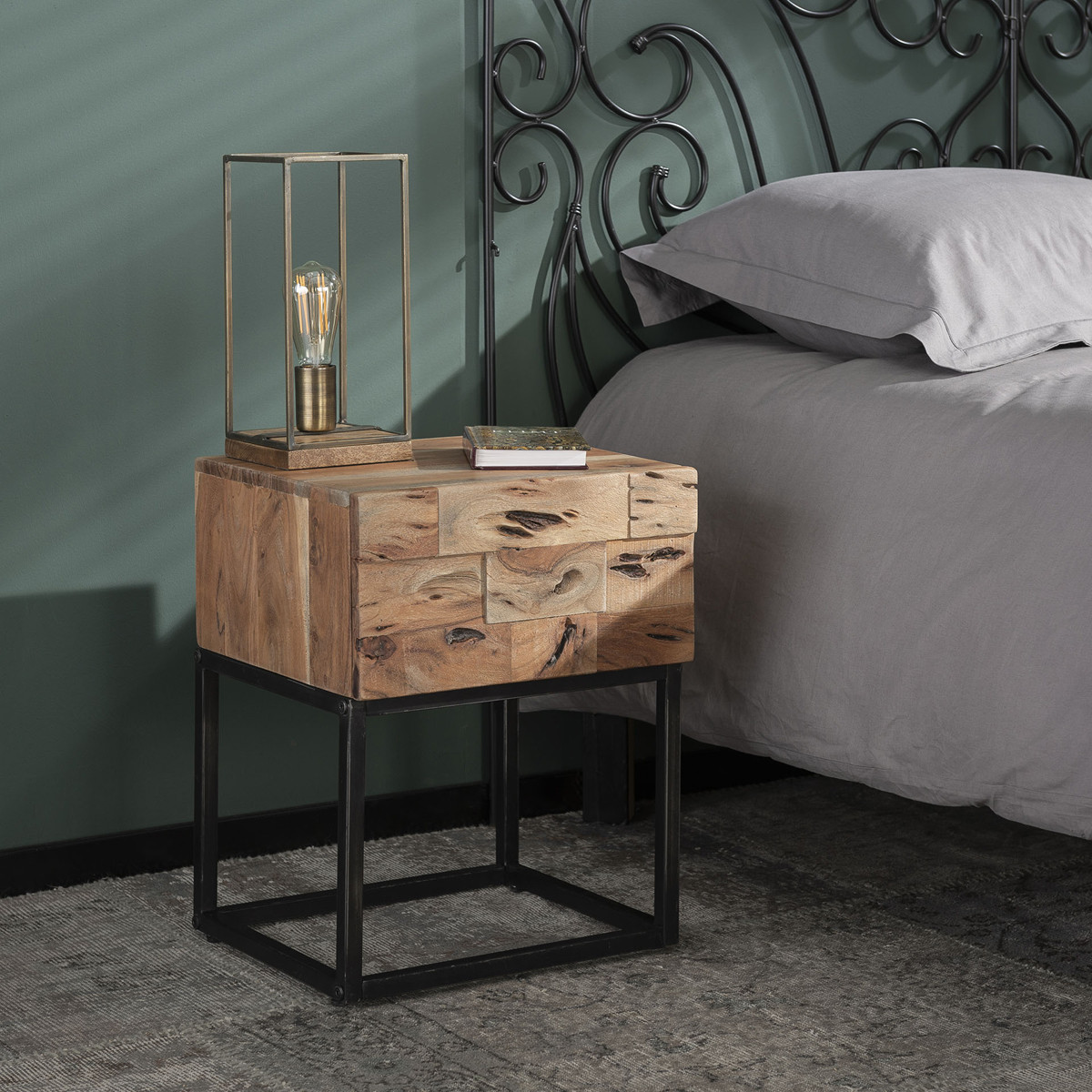 houten nachtkastje | Mill | LUMZ