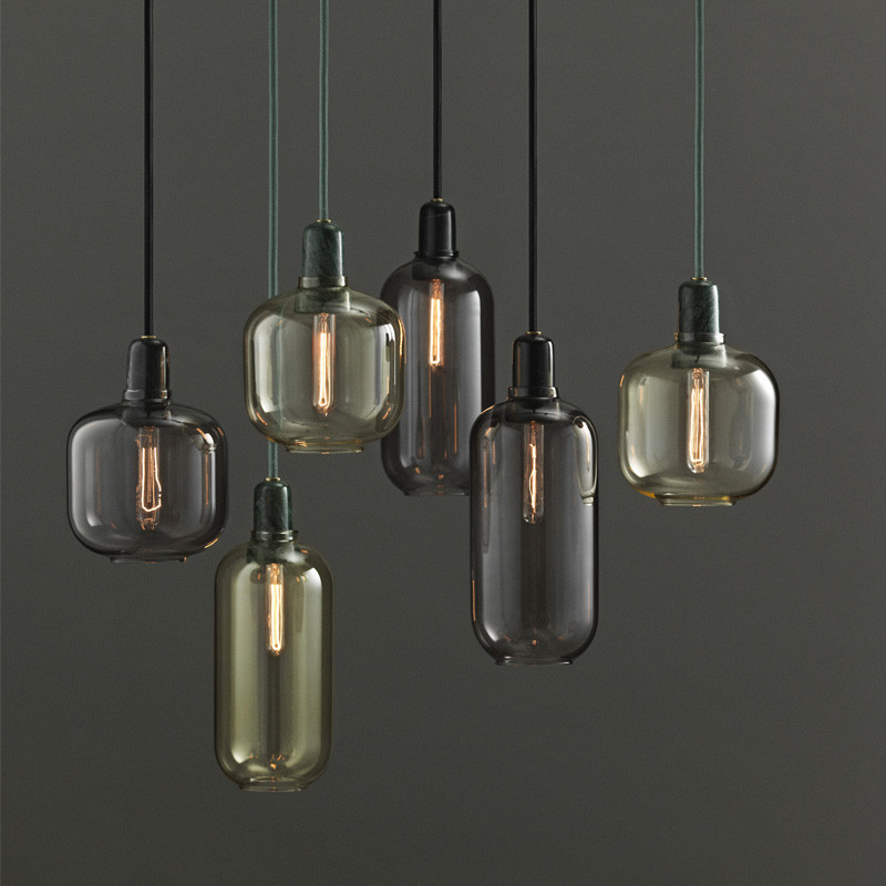 aanplakbiljet Absurd Woud Glazen design hanglamp | Normann Copenhagen Amp Large | LUMZ