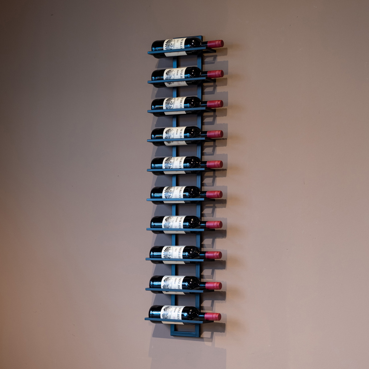 Opnemen waarschijnlijkheid verontschuldigen Stalen wijnrek muur | Bodio Reserva 10 | LUMZ