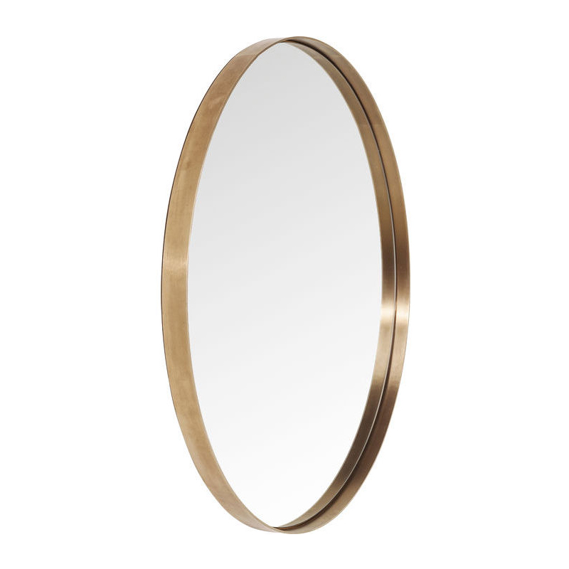 draadloos Vroeg Isoleren Kare Design Curve | Ronde spiegel koper 100 cm | 82716 | LUMZ