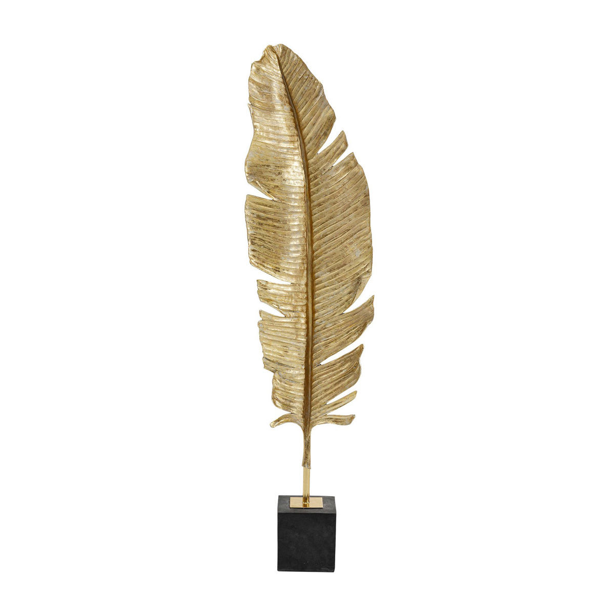 salaris affix Voorganger Kare Design Deco Feather 1 | Grote gouden veer | 51475 | LUMZ