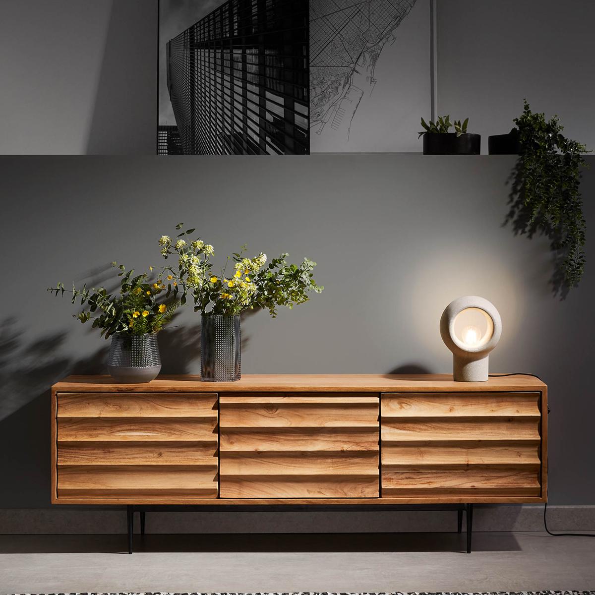 Kave Home Delsie | Design tv-meubel acaciahout CC1130M46